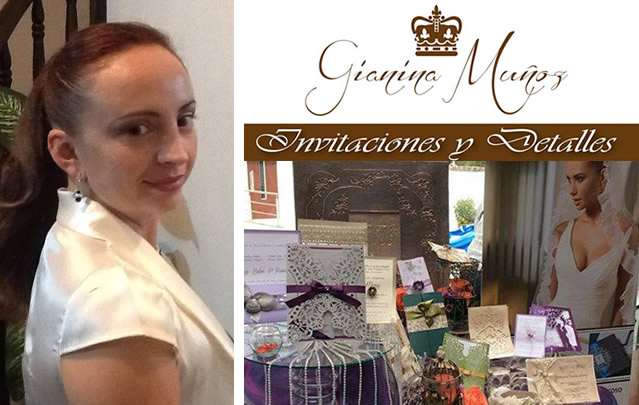 Gianina  Muñoz - Invitaciones - Detalles - www.bodaencuenca.com